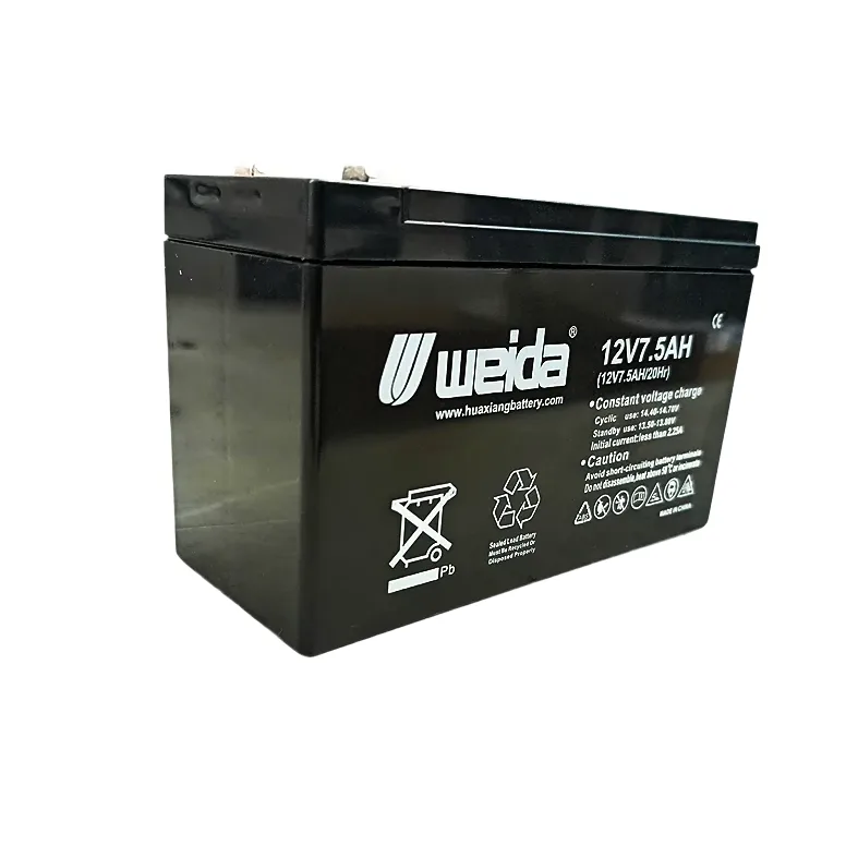 Batería De Plomo Sellada Weida 12V 7.5AH / 20HR