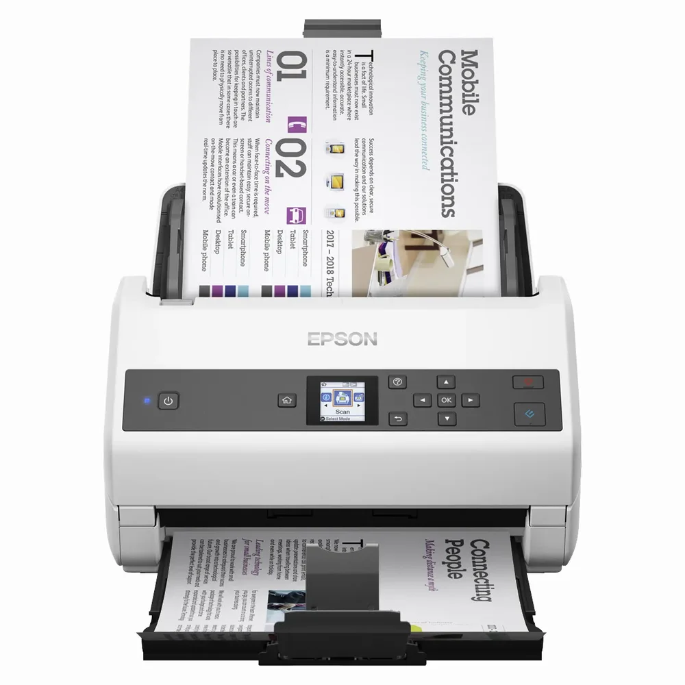 Scanner Epson DS-870. 65 PPM-130 Ipm. 600 Dpi. Usb. Mod. Rojo. Opc.. ADF 100 Paginas
