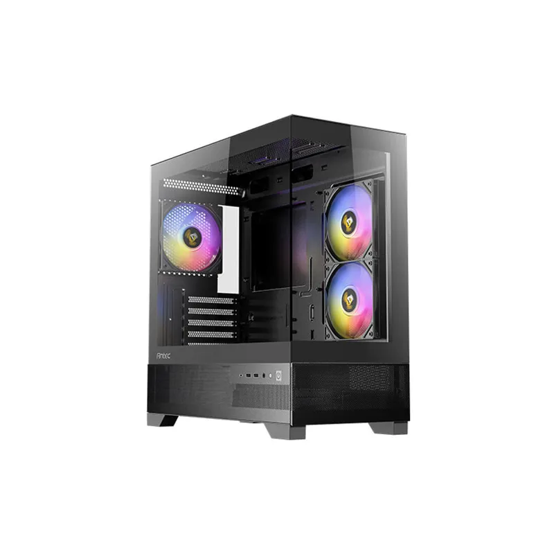 Case Antec CX500M Black ARGB Mini Tower Micro-atx 2X120MM ARGB Reverse Fans 1X120MM ARGB Rear