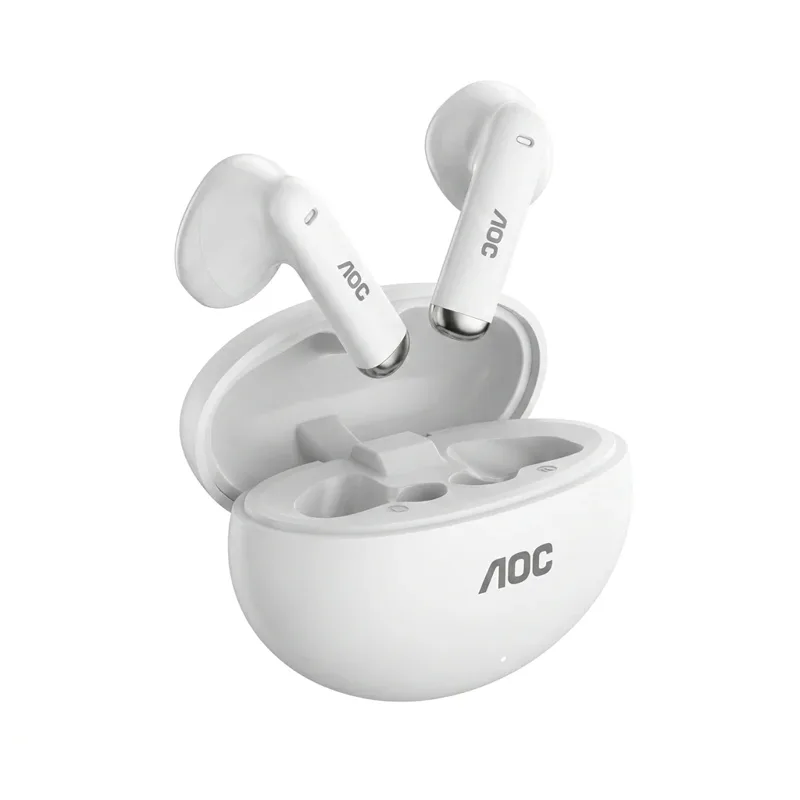 Audífonos AOC White ACT1501WT BT 5,4 350MAH Usb-c
