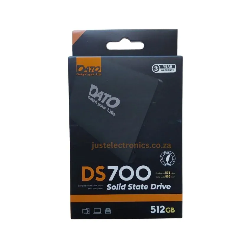 SSD DS700 SATA3 int 2.5 7MM 512GB mit dato