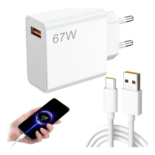 Cargador 67W blanco