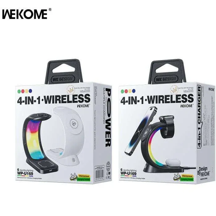Cargador 4-IN-1 wireless modelo WP-U169
