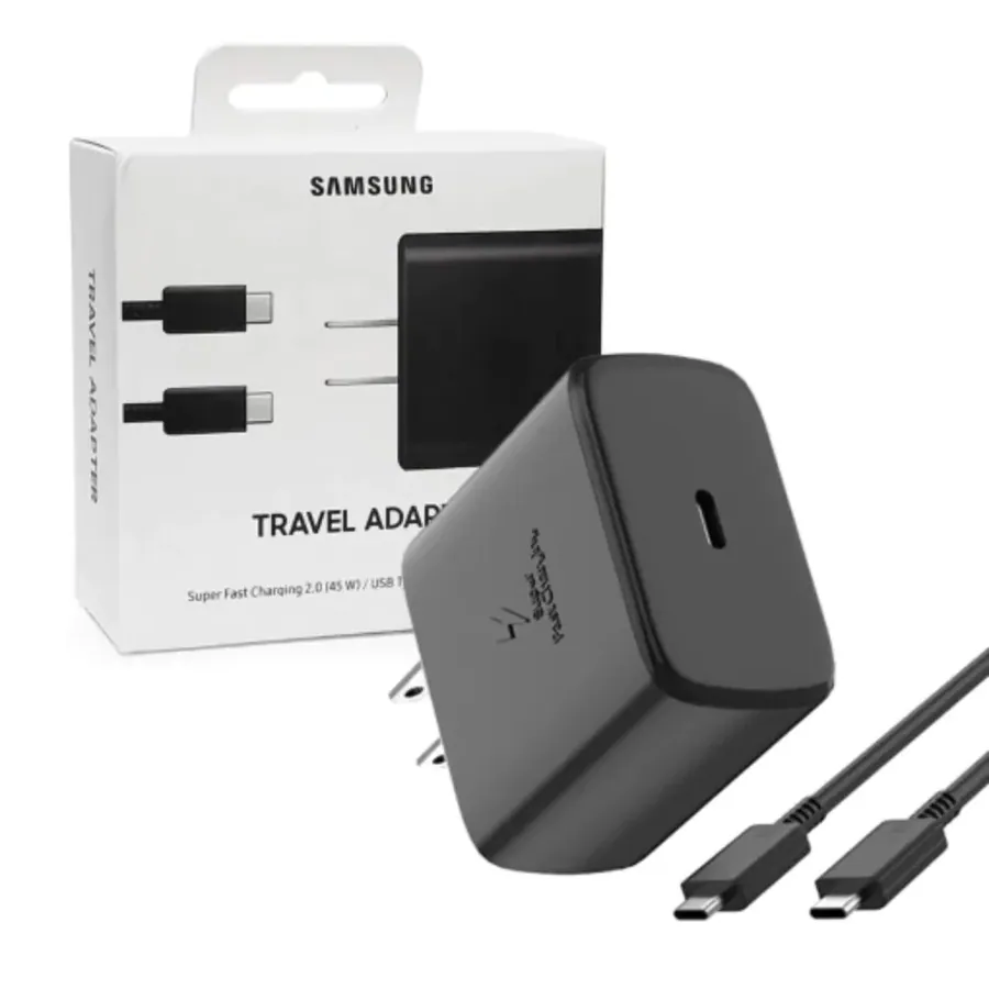 Cargador Samsung tipo con 45W