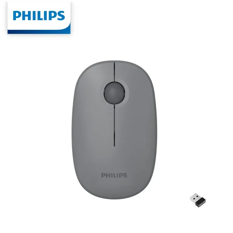 Mouse philips SPK7378G grey inalambrico 3 bot. dpi 1600