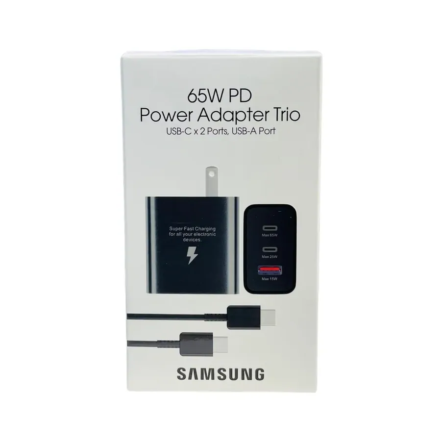 Cargador completo tipo con Samsung 65W