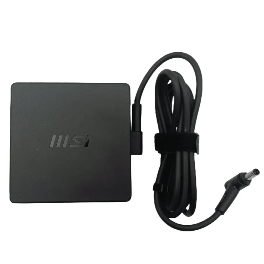 Cargador de laptop msi punta negra